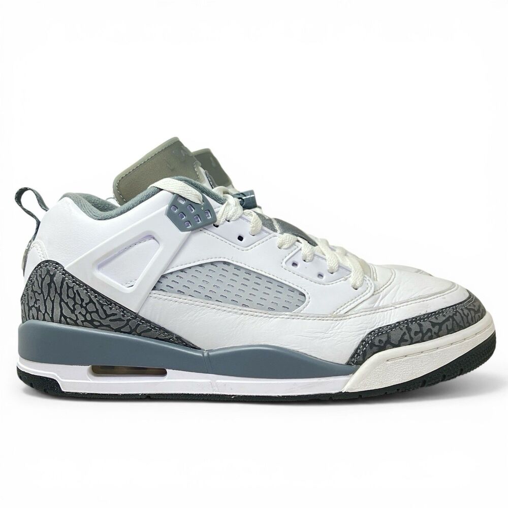 Nike Jordan Sneakers Mens 11 White Gray‎ Spizike Brooklyn Streetwear FQ1759-102